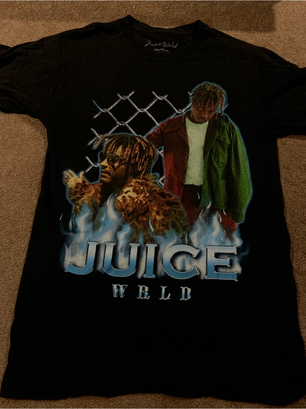 Juice WRLD Graphic Tee Rap Hip Hop Streetwear T-Shirt Y2K Style